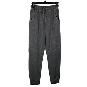 Binpaw‎ Grey Sweatpant joggers with stitched accents Sz XS